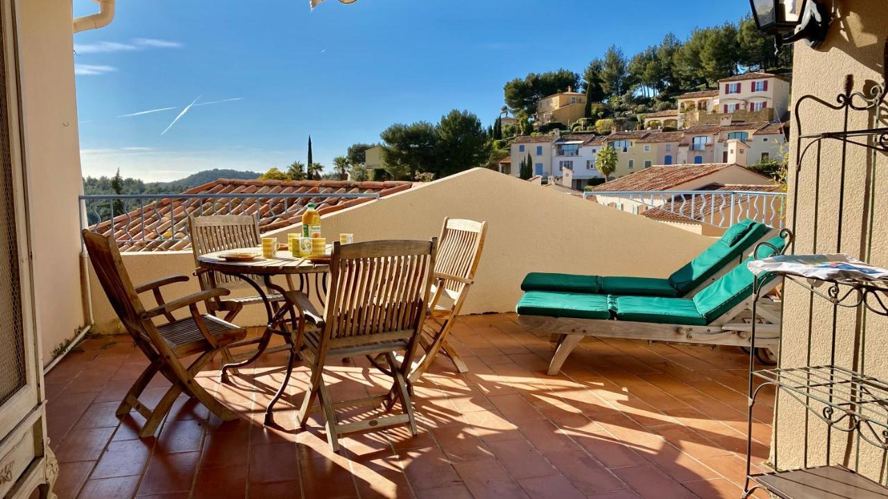 Hameau Des Amandiers-Vue Mer & Golf Saint-Cyr-sur-Mer Kültér fotó