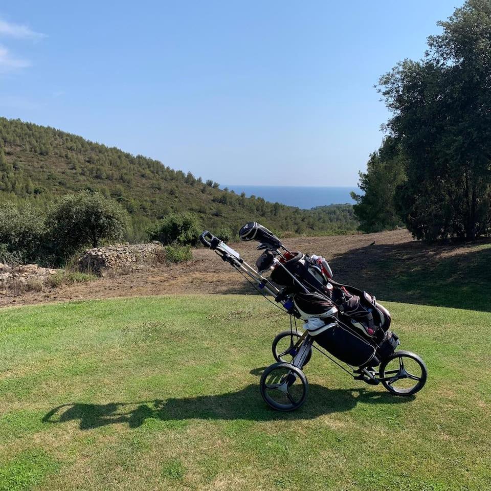 Hameau Des Amandiers-Vue Mer & Golf Saint-Cyr-sur-Mer Kültér fotó